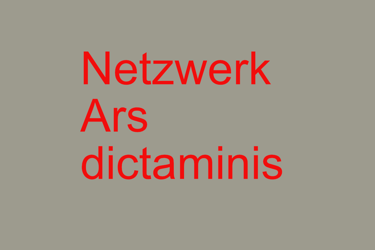 Workshop "Ars dictaminis"