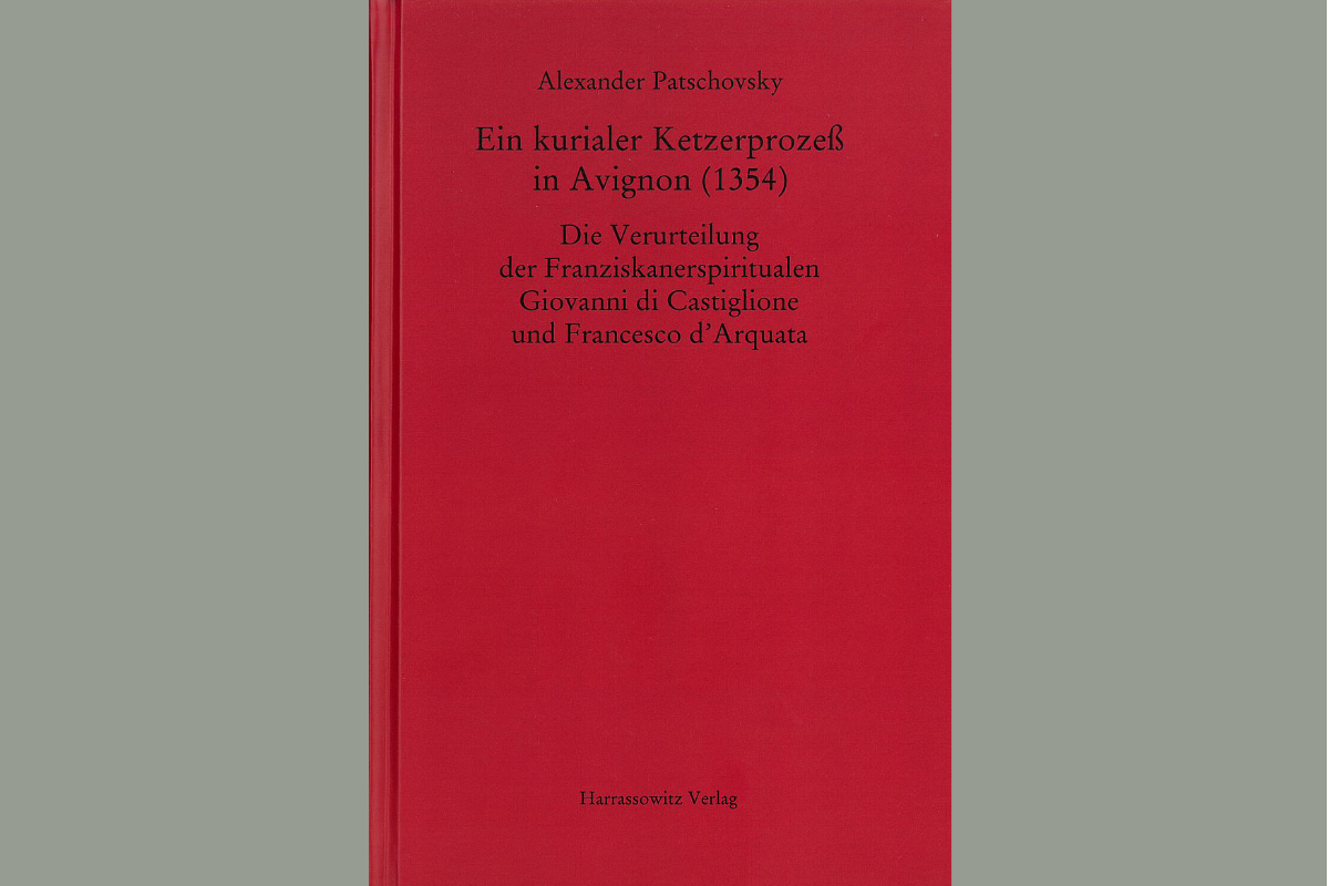 Alexander Patschovsky, Ein kurialer Ketzerprozeß in Avignon (1354)