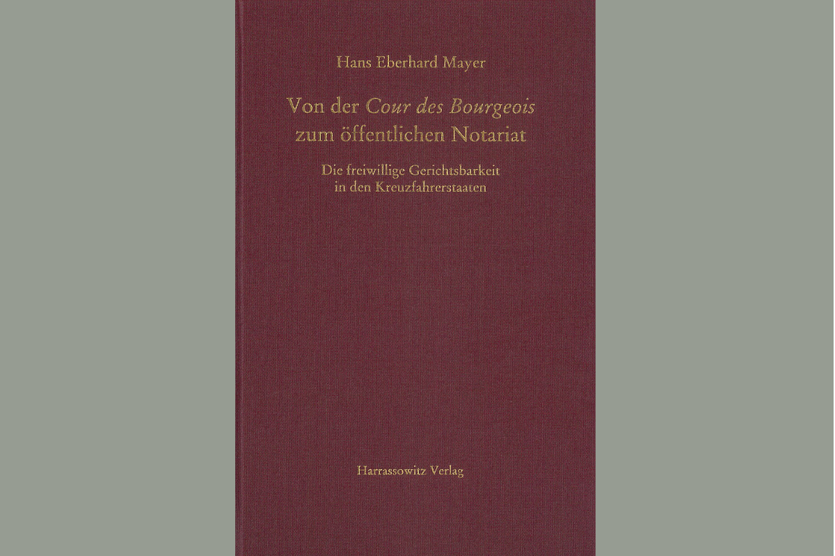 Hans Eberhard Mayer, Von der Cour des Bourgeois zum öffentlichen Notariat