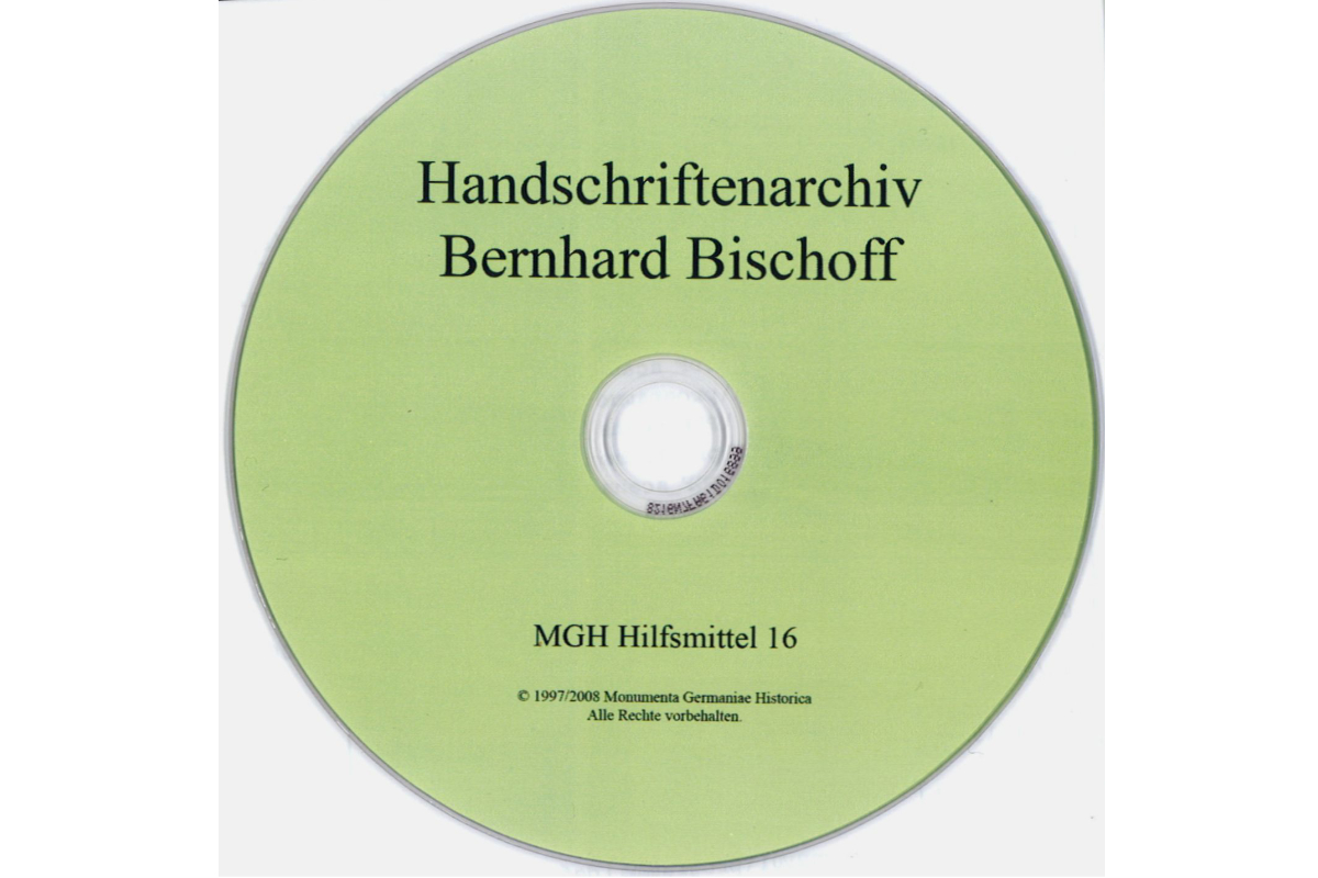 Handschriftenarchiv Bernhard Bischoff auf DVD