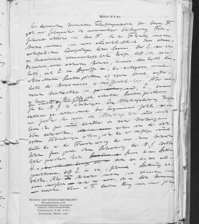 Gesprächsnotiz von Edmund E. Stengel nach einer Besprechung mit Walter Frank am 20.12.1937. MGH-Archiv B 546, Bl. 21r