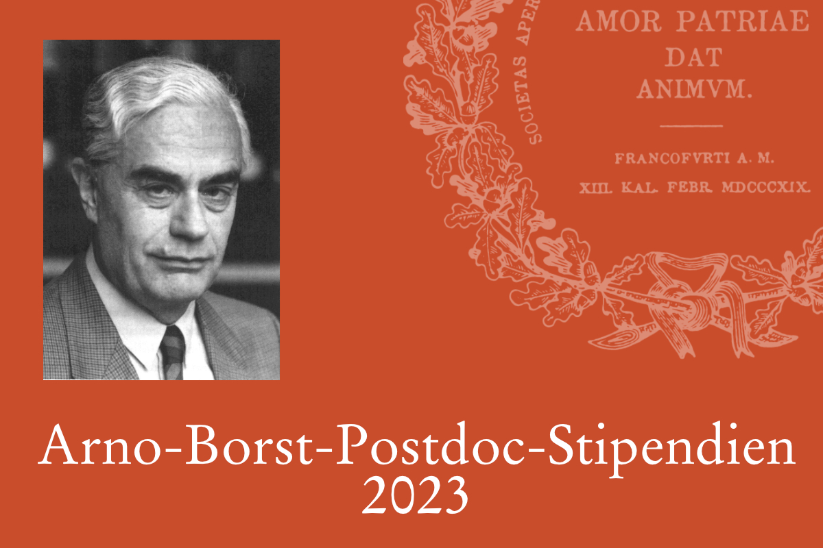 Call for applications for two short-term postgraduate Arno-Borst Scholarships 